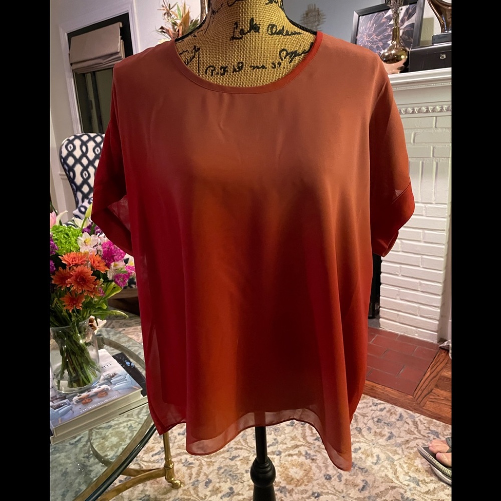 Ombré Orange Joan Vass - NWOT -L